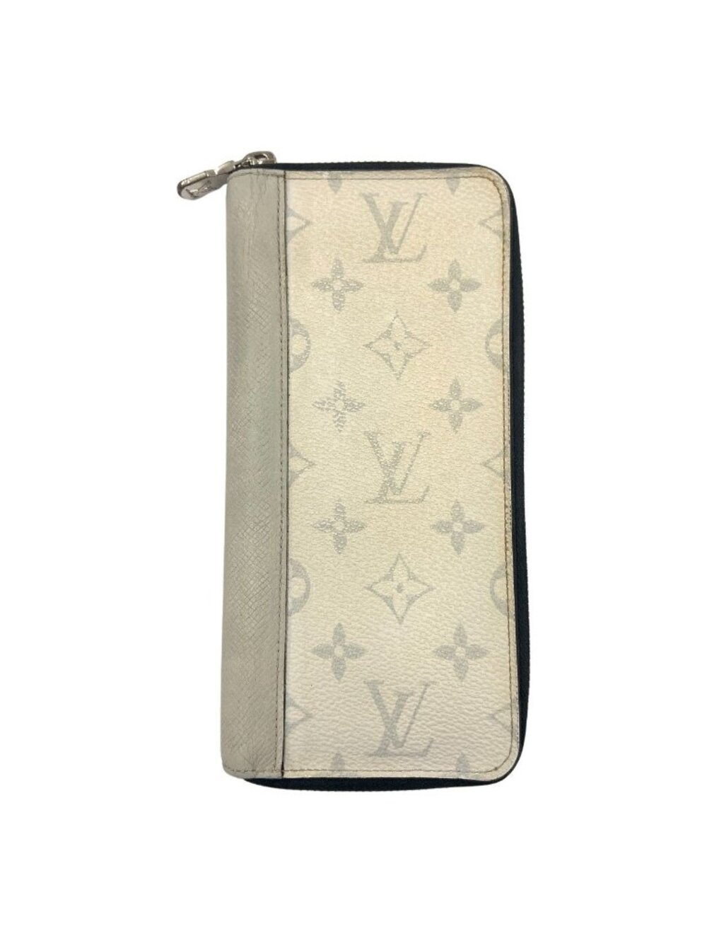 Louis Vuitton Taigarama Zippy Wallet Vertical Zip Around Gray